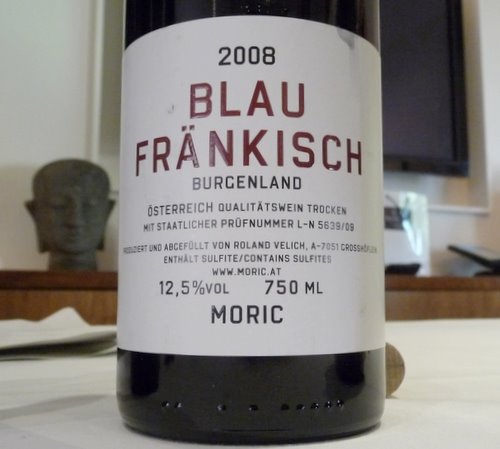 A serious Austrian red: Moric Blaufrankisch – Jamie Goode&#39;s wine blog