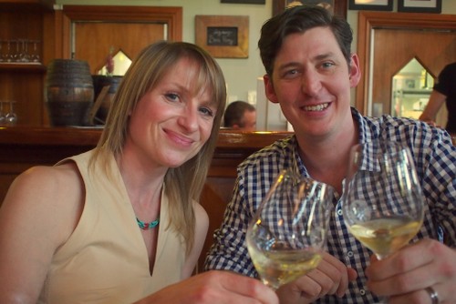 New buddies Meg and Josh from SF