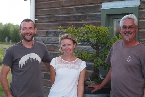 Clive Dougall, Kat Wiggins and Colin Ross