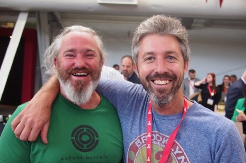 Adi Badenhorst and Duncan Savage (I think he's kneeling)