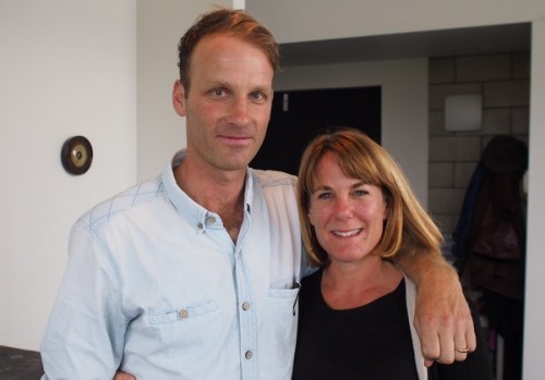 Nick Brown and Pen Naish