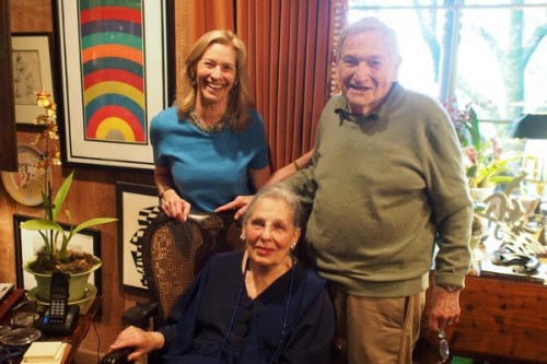 Joy, Audrey and Barry Sterling