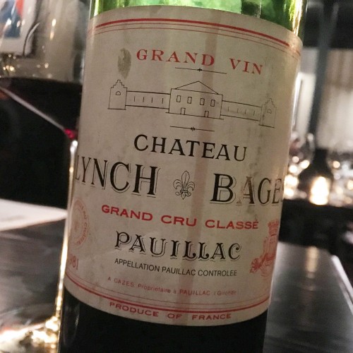 lynch bages 1981