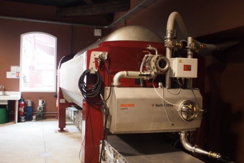 The Inertys system attached to a press