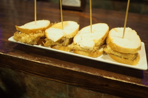 Pig ears at Bar el Perchas