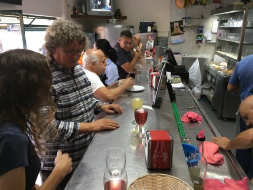 In a tasca drinking Vinhão