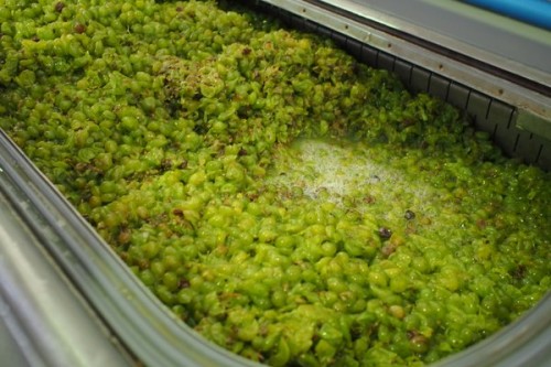 The press fills and is ready to go