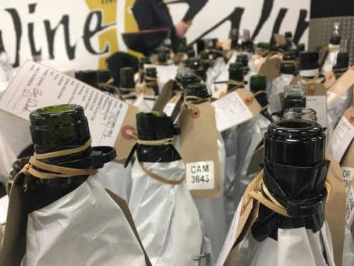 Faulty wines waiting to be tasted