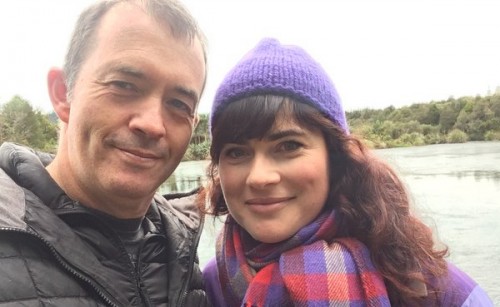 With Natalie at Pupu springs