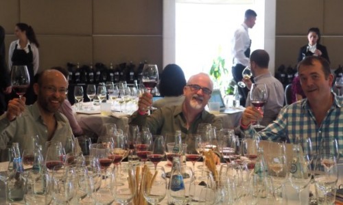 The judging panel I was on - Martin Kaiser and Peter Granoff are my fellow judges