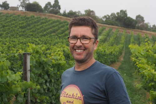 Mike Paterson, Corofin, in the Settlement Vineyard