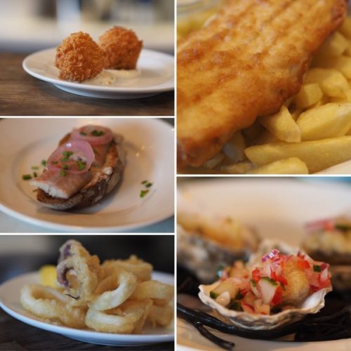 At the Fish Shop, Dublin, with Tondonia Rosé, Dagueneau and UBE Jamie