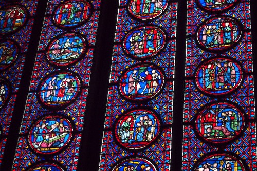 The windows in Sainte-Chapelle -13th century