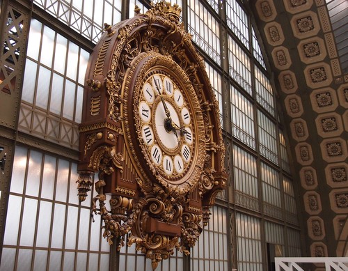 The clock in Musee d'Orsay