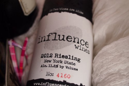 influence wines riesling 2012
