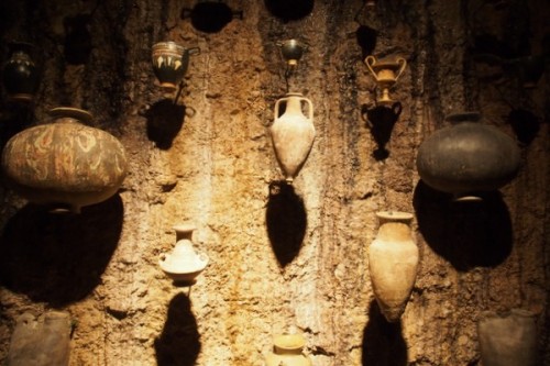 Ancient drinking vessels, Mission Hill