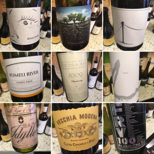 The wines from the VISA seminar
