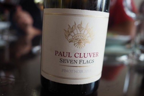 Paul Cluver Seven Flags Pinot Noir, made with Martin Prier, shows real elegance - this is the latest 2015 release