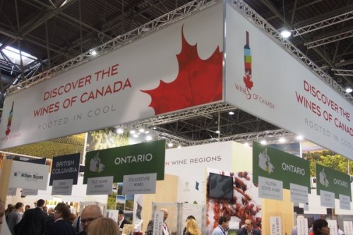 The Canadian booth